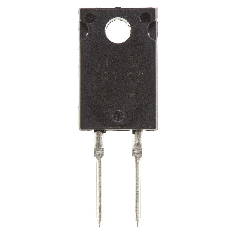 5 pcs - Vishay 4.7Ω Thick Film Resistor 50W ±5% LTO050F4R700JTE3