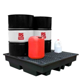 1 pcs - RS PRO Polyethylene Drum Pallet for Oil