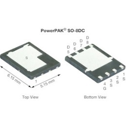 3000 pcs - N-Channel MOSFET, 100 A, 30 V, 8-Pin PowerPAK SO-8DC Vishay Siliconix SiDR392DP-T1-GE3