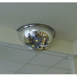 1 pcs - RS PRO PC Indoor Mirror, Half Dome