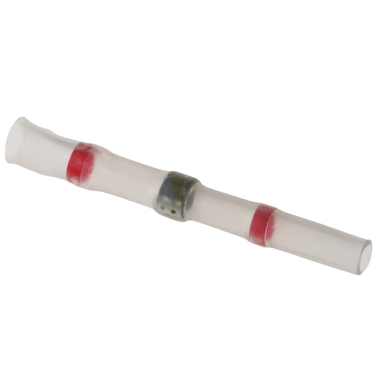 1 pcs - TE Connectivity Red Polyolefin Solder Sleeve 42mm Length Maximum of 2.7mm Cable Diameter