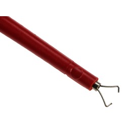 1 pcs - Hirschmann Test & Measurement Red Grabber Clip with Pincers, 2A, 30 V ac, 60 V dc