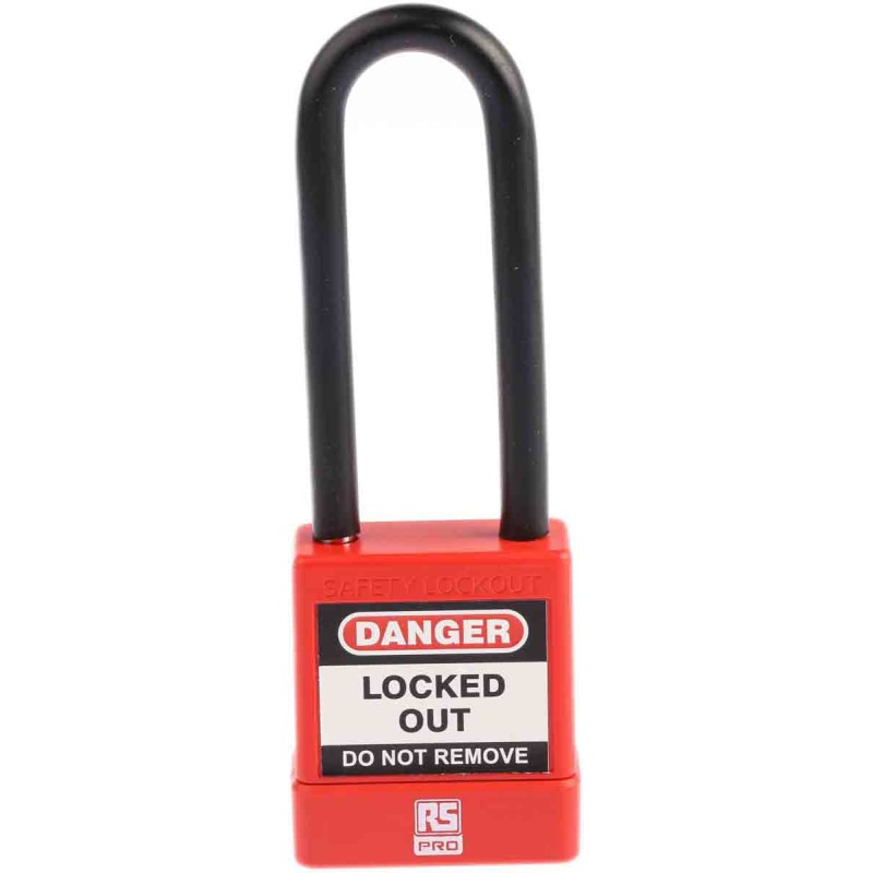 1 pcs - RS PRO 1-Lock Steel Safety Lockout, 6mm Shackle