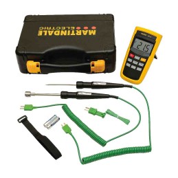 1 pcs - Martindale THERMOKITLGN Digital Thermometer, +1372 °C, +1999°F Max, 0.1% Reading + 2°C, 0.1% Reading + 4°F Accuracy -