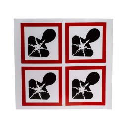 1 pcs - RS PRO General Hazard Hazard & Warning Label (English)