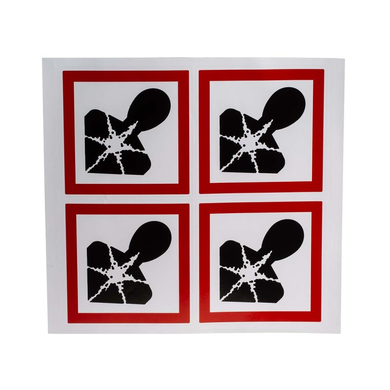 1 pcs - RS PRO General Hazard Hazard & Warning Label (English)