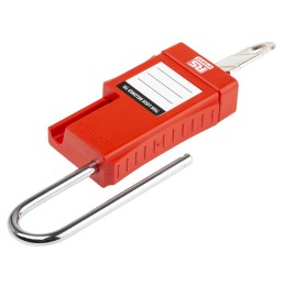 1 pcs - RS PRO 1-Lock Steel Safety Lockout, 5mm Shackle
