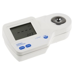 1 pcs - Hanna Instruments Sucrose Refractometer, +80 °C, 85 %Brix max, 0 %Brix, 0 °C min, Digital/Optical