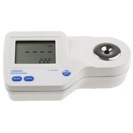 1 pcs - Hanna Instruments Sucrose Refractometer, +80 °C, 85 %Brix max, 0 %Brix, 0 °C min, Digital/Optical