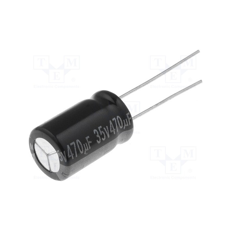 10 pcs x AISHI - EWH1VM471G16OT - Capacitor: electrolytic, THT, 470uF, 35VDC, Ø10x16mm, Pitch: 5mm