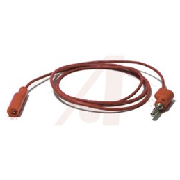 1 pcs - Mueller Electric Crocodile Clip Lead, 10A, 300V, Black, 0.9m Lead Length