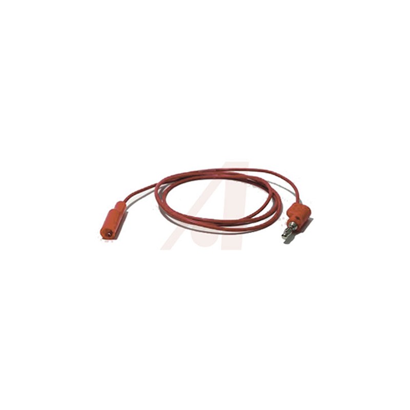 1 pcs - Mueller Electric Crocodile Clip Lead, 10A, 300V, Black, 0.9m Lead Length