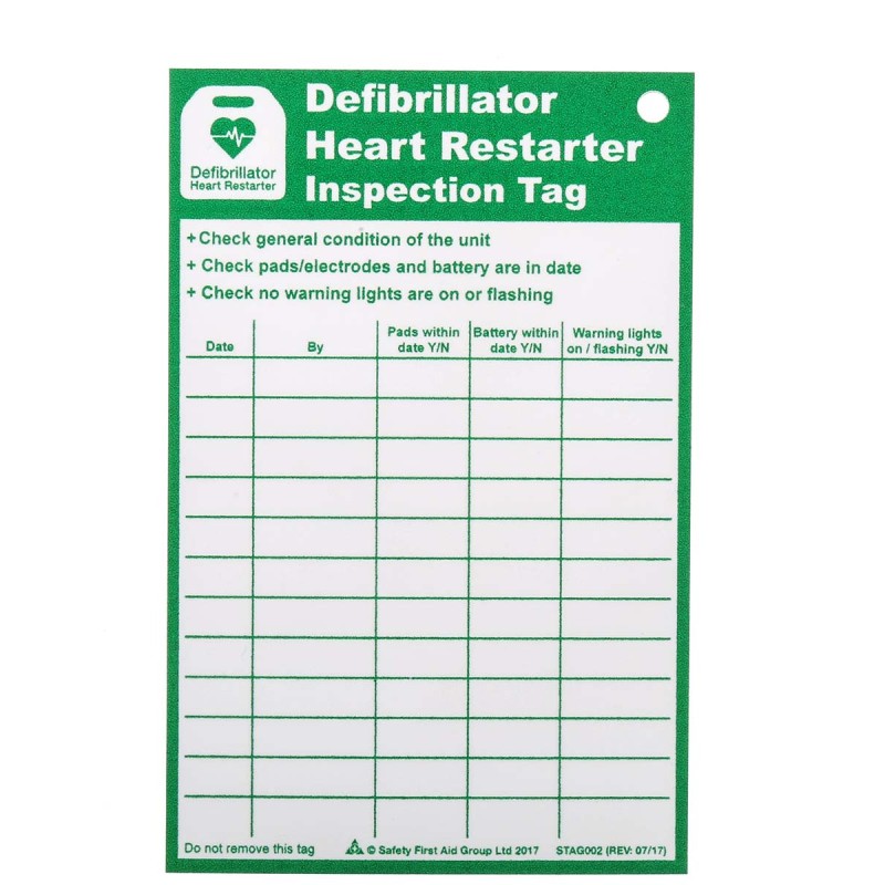 1 pcs - RS PRO AED Sign, H130 mm W85mm