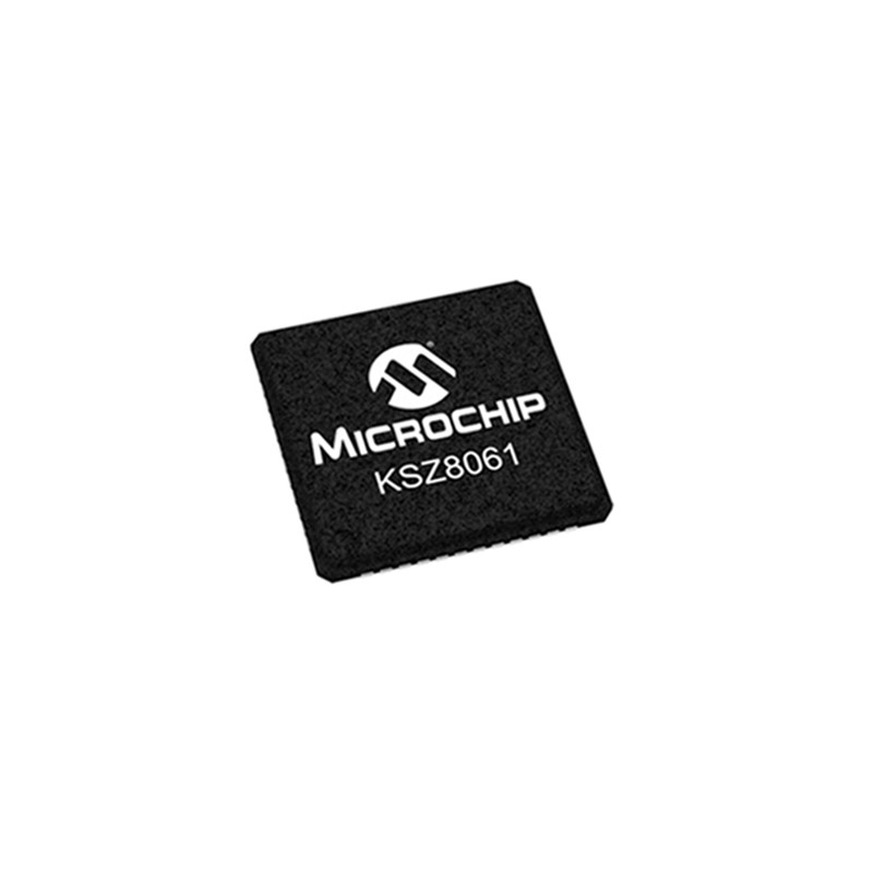 4 pcs - Microchip KSZ8061MNGW, Ethernet Transceiver, 10Mbps, 3.3 V, 48-Pin QFN