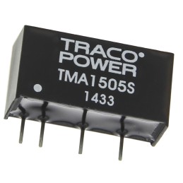 5 pcs - TRACOPOWER TMA DC-DC Converter, 5V dc/ 200mA Output, 13.5 - 16.5 V dc Input, 1W, Through Hole, +85°C Max Temp