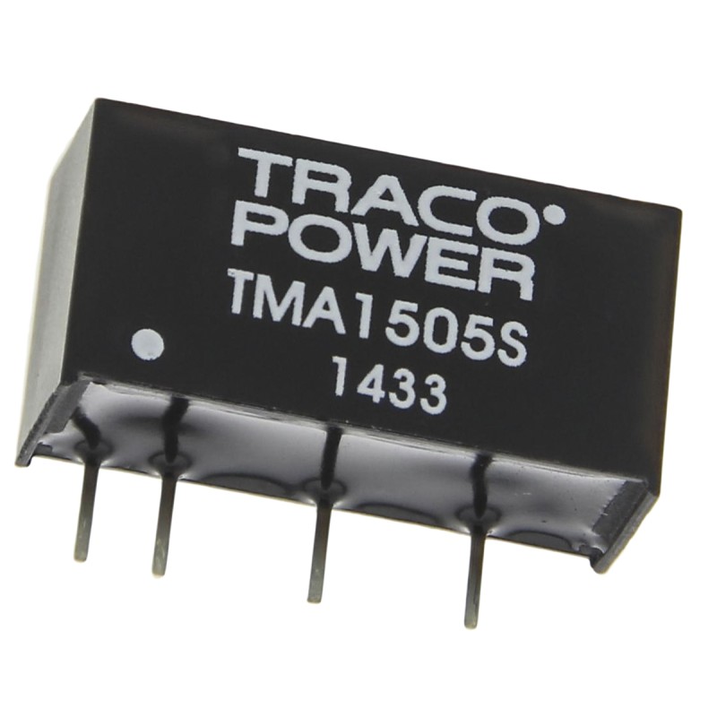 5 pcs - TRACOPOWER TMA DC-DC Converter, 5V dc/ 200mA Output, 13.5 - 16.5 V dc Input, 1W, Through Hole, +85°C Max Temp