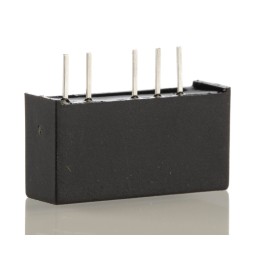 5 pcs - Murata Power Solutions NMA DC-DC Converter, ±12V dc/ ±42mA Output, 10.8 - 13.2 V dc Input, 1W, Through Hole,