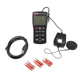 1 pcs - RS PRO Light Meter, 0.01 fc, 0.1 lx to 99990lx, ±0.02 (XY/800 lx % @ Standard Illuminant A Measured), ±3 (EV
