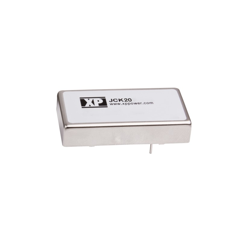 5 pcs - XP Power JCK DC-DC Converter, 12V dc/ 1.67A Output, 9 - 18 V dc Input, 20W, Through Hole, +100°C Max Temp -40°C
