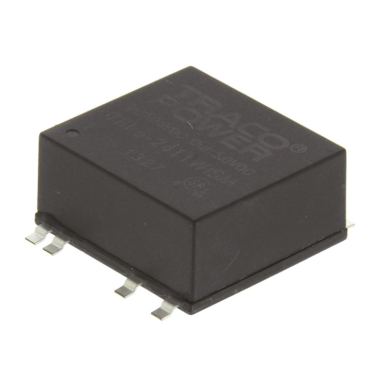 5 pcs - TRACOPOWER THL 6WISM DC-DC Converter, 5V dc/ 1.2A Output, 9 - 36 V dc Input, 6W, Surface Mount, +75°C Max Temp