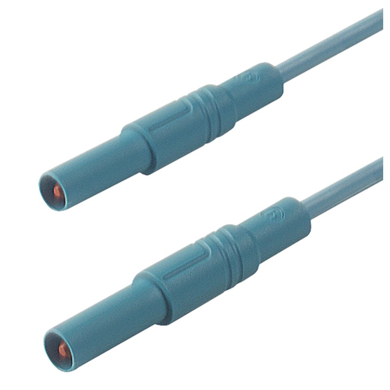1 pcs - Hirschmann Test & Measurement, 16A, 1000V ac/dc, Blue, 500mm Lead Length