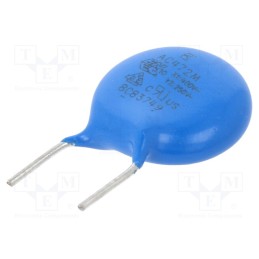 10 pcs x KEMET - C967U472MYWDAAWL50 - Capacitor: ceramic, X1/Y2, 4.7nF, Y5U, ±20%, THT, 7.5mm