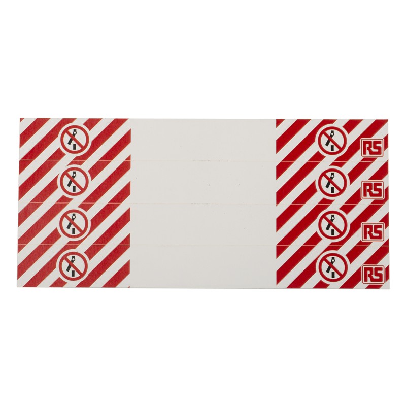 4 pcs - 4 x Lockout Tag