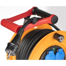 1 pcs - brennenstuhl 40m 4 Socket Type E - French Extension Reel, 230 V, IP44