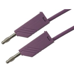 1 pcs - Hirschmann Test & Measurement, 32A, 30 V ac, 60V dc, Violet, 1m Lead Length