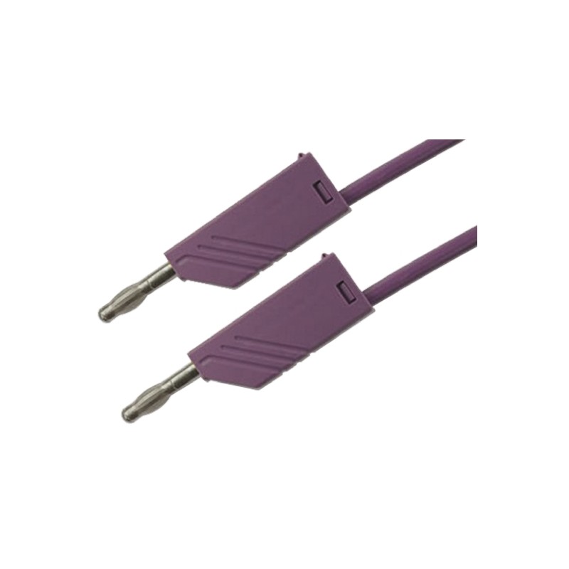 1 pcs - Hirschmann Test & Measurement, 32A, 30 V ac, 60V dc, Violet, 1m Lead Length