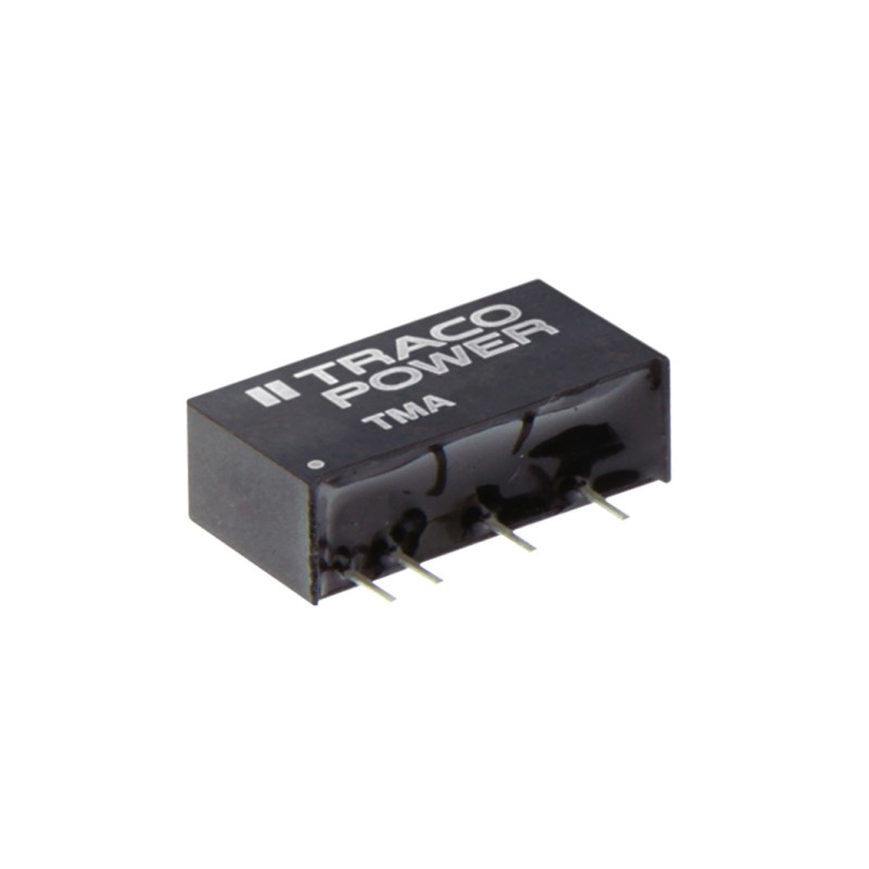 5 pcs - TRACOPOWER TMA DC-DC Converter, 5V dc/ 200mA Output, 4.5 - 5.5 V dc Input, 1W, Through Hole, +85°C Max Temp
