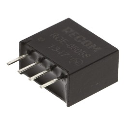 5 pcs - Recom ROE DC-DC Converter, 5V dc/ 200mA Output, 4.5 - 5.5 V dc Input, 1W, Through Hole, +85°C Max Temp -40°C Min