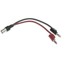 1 pcs - Pomona BNC Test Lead, 500V dc, Black, Red, 210.69mm Lead Length
