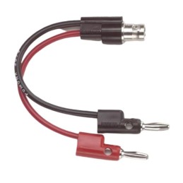 1 pcs - Pomona BNC Test Lead, 500V dc, Black, Red, 210.69mm Lead Length