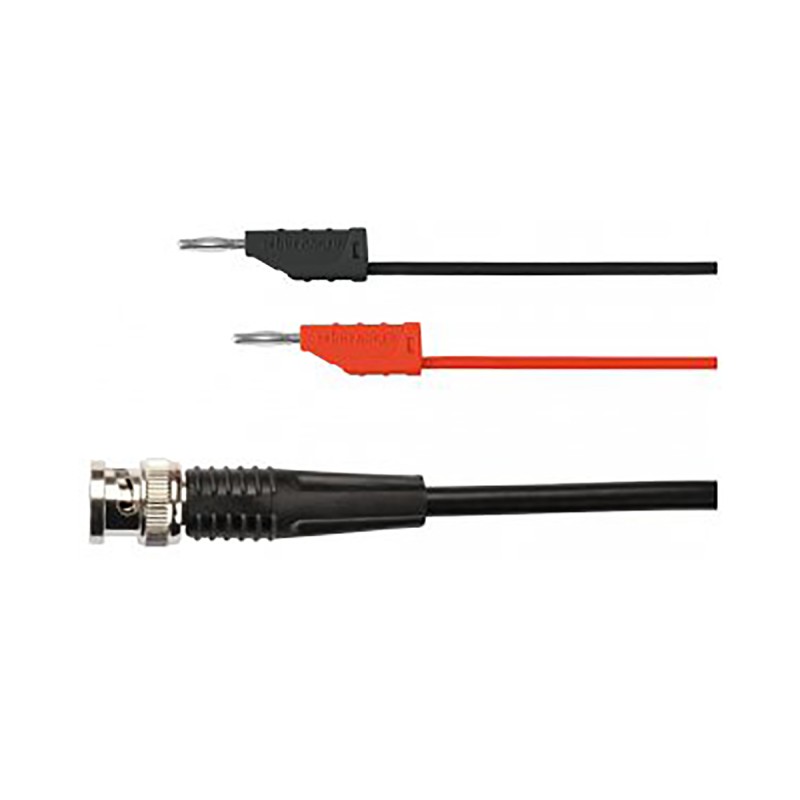 1 pcs - Schutzinger BNC Test Lead, Black, Red, 500mm Lead Length