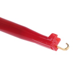 1 pcs - Mueller Electric Red Hook Clip, 3A, 600V
