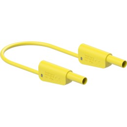 1 pcs - Staubli Test lead, 32A, 1kV, Yellow, 500mm Lead Length