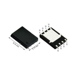 3000 pcs - N-Channel MOSFET, 100 A, 80 V, 8-Pin PowerPAK SO-8 Vishay SiR584DP-T1-RE3
