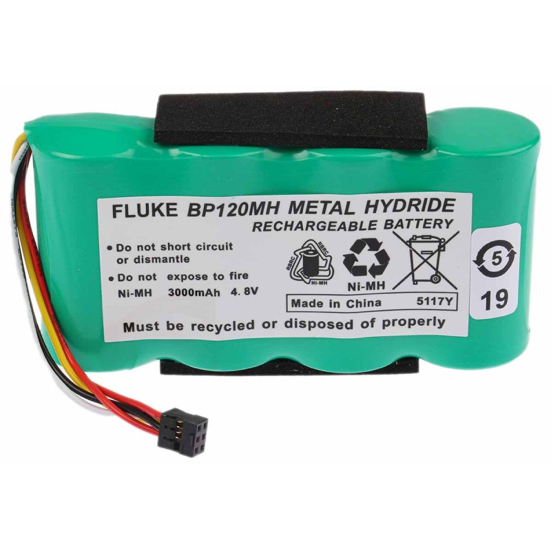 1 pcs - Fluke Oscilloscope Battery Pack BP120, For Use With 120 Series, 43 Series, 43B Series, NiMH