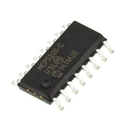5 pcs - Microchip, Octal 12-bit- ADC 100ksps, 16-Pin SOIC