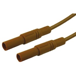 1 pcs - Hirschmann Test & Measurement, 32A, 1000V ac/dc, Brown, 1m Lead Length