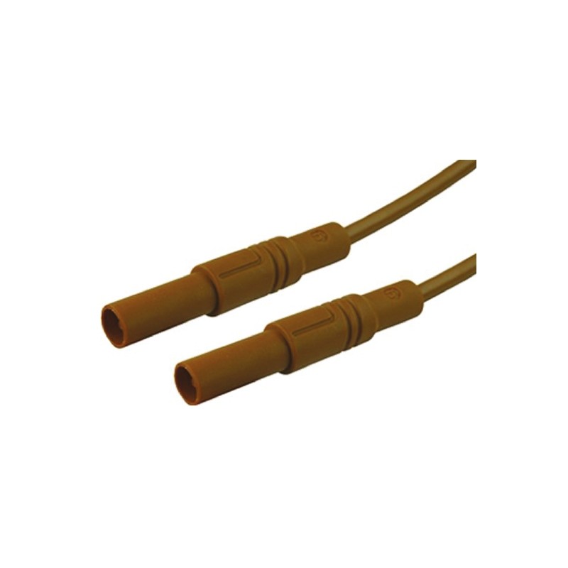 1 pcs - Hirschmann Test & Measurement, 32A, 1000V ac/dc, Brown, 1m Lead Length