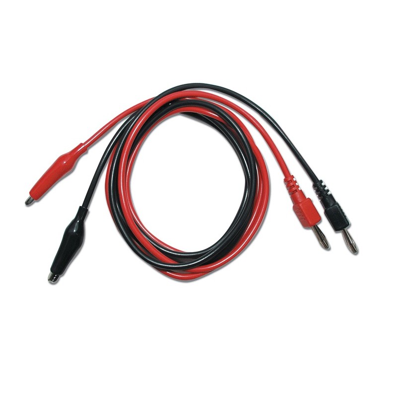 1 pcs - BK Precision Test lead, 5A, 60V, Black, Red, 1m Lead Length