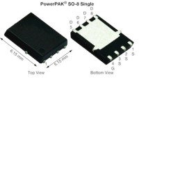 3000 pcs - N-Channel MOSFET, 4-Pin PowerPAK 8 x 8L Vishay SIR122LDP-T1-RE3