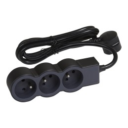 1 pcs - Legrand 3m 3 Socket Type E - French Extension Lead