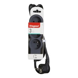 1 pcs - Legrand 3m 3 Socket Type E - French Extension Lead
