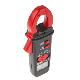 1 pcs - RS PRO ICM20 Clamp Meter, Max Current 400A ac CAT III 600 V With UKAS Calibration