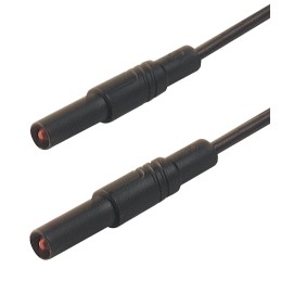 1 pcs - Hirschmann Test & Measurement, 16A, 1000V ac/dc, Black, 2m Lead Length