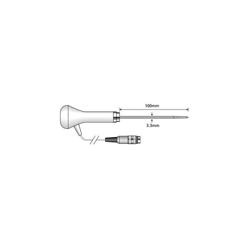 1 pcs - Comark Temperature Probe, With SYS Calibration