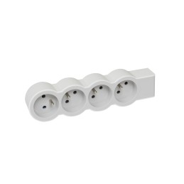 1 pcs - Legrand 4 Socket Type E - French Extension Lead